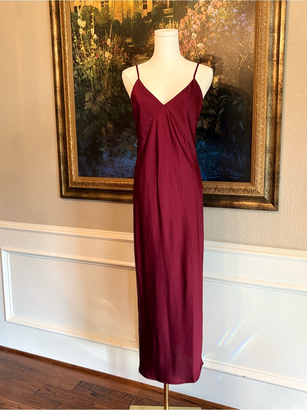 a new day Burgundy Slip Maxi Dress